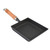 nikusaz Tamagoyaki Japanese Omelette Pan Egg Pan, Mini Frying Pan Iron Omelette Pot Tamagoyaki Wooden Handle for Ceramic Induction Cooktops