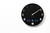 Moon Phase Wall Clock - Lunar Cycle - Round Black - Moon Phase Tracker - Lunar Phase Clock - Full Moon - Boho Style - Optional RGB LED 5V