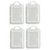 Cabilock 4 Pcs Mud Grinder Garlic Kitchen Gadgets Ceramic Ginger Grater Porcelain Grater Plate Fruit Mincer Ceramic Mincer Chocolate Grater Mincer Dish Plate Baby Ceramics Cheese White Flat