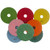 Konfor 5" Wet Diamond Polishing Pads for Sanding Granite Marble Concrete Stone Pack of 7