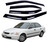 Fits Honda Civic 1996-2000 Safe Smoke Window Visor Sun Rain Vent Guard Vent Window Visor Window Deflector,4 Pcs