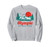 Retro Olympic National Park Mountain Trees & Sun Graphic Sweatshirt
