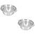 LIFKOME 2pcs Rice Basket Metal Colander Sieves and Strainers for Cooking Pasta Strainer Rice Strainer Silicone Collapsible Colander Pasta Drainer Stainless Steel Dish Basin Egg Beater