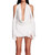 Women Y2k Halter Deep V Neck Mini Dress Backless Sleeveless Short Dress Going Out Dress Sexy Beachwear A-White