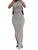 Women's Sexy One Shoulder Maxi Dress Ruched Summer Casual Elegant Slit Rib Club Beach Basic Long Bodycon Sun Dresses Party Clubwear Gray S Women's Sexy One Shoulder Maxi Dress Ruched Summer Casual Elegant Slit Rib Club Beach Basic Long Bodycon Sun Dresses Party Clubwear Gray S