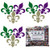 Confetti Fleur De Lis Mardi Gras Mix - Half Pound (8 oz) (9547)