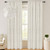100% Blackout Shield Linen Blackout Curtains 84 Inches Long 2 Panels Set, Blackout Curtains for Bedroom/Living Room, Thermal Insulated Rod Pocket Window Curtains & Drapes, 50W X 84L, Beige