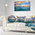 Design Art PT10889-40-20 Exotic Tropical Beach at Sunset-Modern Seashore Canvas Art-40X20, 40x20