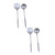 Ciieeo 2 Sets Kitchen Set Pasta Spoon Spatula and Spoon Ladle Cooking Tools Wok Pan Wok Ladle Kitchen Utensil Ladle Steel Frying Spatula Kitchen Ware Shovel Non Stick Stainless Steel