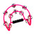 ERINGOGO 3pcs Children's Hand Bell Kid Drum Toy Tunable Tambourine Mexican Tambourine Bell Tambourine Kids Toys Plastic Tambourine Children Tambourine Instrument Dedicated Abs