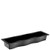Carlisle 699003 Modular Displayware Polycarbonate Half-Size Long Food Pan with Straight Edge, 4.45 qt. Capacity, 20-7/8 x 6-1/4 x 3", Black (Case of 6)