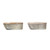 Creative Co-Op Stoneware Cracker & Soup Bowl, Reactive Glaze, 2 Colors (Each One Will Vary) Serveware, Multi