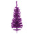 4' Purple Artificial Tinsel Christmas Tree, Unlit