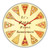 12 Inch Silent Wall Clock It's Pizza O'clock Somewhere Italian Pizza Slice Wall Clock Cafe Resturant Decor Pizzaria Wall Sign Dispaly Clock Gift for Modern Wall Decor
