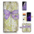 (For Samsung S9+/Galaxy S9 Plus) Flip Wallet Case Cover & Screen Protector Bundle - A9397 Dragonfly
