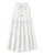 HAEOF Women's Summer Boho Elastic High Waist Maxi Skirt A-Line Flowy Swing Ruffle Tiered Long Beach Skirts with Pockets(White, M)