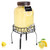 Mustry Glass Drink Dispenser for Parties, 1 Gallon Beverage Dispenser with Stand and Spigot Solid Stainless Steel, Used as Lemonade Dispenser Sun Tea Jar Kombucha Jar