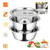 Germany Multifunctional Stainless Steel Basin,Colander Strainer Set,Multifunction Stainless Steel Basin with Grater 3 in 1 Vegetable Cutter,Fruit Vegetable Rice Washing Strainer Basket Bowl (11.81in)