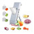 Chopper Vegetable Cutter, for Potatoes,Vegetable,Meat,Onions Safe Vegetable Slicer, Food Slicer Mandolin with Container, Thickness Adjuster Multi Blades