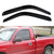 LQQDP 2pcs Front Doors Smoke Sun/Rain Guard Outside Mount Tape-On Window Visors Compatible with 99-06 Silverado Sierra 1500/2500/3500 HD 07 Classic Body