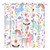 Renaiss Unicorn Blackout Curtains for Kids Room Cute Cartoon Rainbow Window Curtains for Girls Bedroom Colorful Unicorns Window Drapes for Nursery Room 29 x 45 inch 2 Panels Set