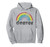 Denver Colorado Rainbow 70's 80's Style Retro Gift Pullover Hoodie