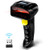 Barcode Scanner Wireless 1D Bluetooth Automatic Cordless Handheld Bar Code Reader with USB Receiver 2.4GHz 300scans/sec for Warehouse, Store, Supermarket
