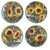 Certified International Sunflower Bouquet 38 oz. Soup/Pasta Bowls, Set of 4 Assorted Designs