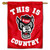NC State Wolfpack This is Wolfpack Country Double Sided House Flag