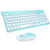 Wireless Keyboard Mouse Combo, Cimetech Compact Full Size Wireless Keyboard and Mouse Set 2.4G Ultra-Thin Sleek Design for Windows, Computer, Desktop, PC, Notebook, Laptop
