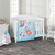 Everyday Kids 3 Piece Girls Crib Bedding Set - Mermaid Adventures - Includes Quilt, Fitted Sheet and Dust Ruffle - Nursery Bedding Set - Baby Crib Bedding Set