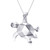 Midir&Etain Sea Turtle Necklace 925 Sterling Silver Origami Sea Turtle Necklace Marine Jewelry Birthday vacation Gifts for Women Girls