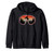 Snow Mountain Retro Vacation Snowboard Zip Hoodie