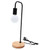 UKCOCO 1 Set Desk Lamp Light Bulb Table Lamps Bedside Lamps Night Stand Lamp Desk Light Bedside Table Lamp Industrial Table Lamp Glass Living Room Lights Wrought Iron