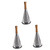 Yardwe 3pcs Kitchen Grater graters for Kitchen Manual Cheese Grater Manual Cheese Slicer Kitchen Metal Cheese Grater Kitchen Gadget Sturdy Cheese Grater Wood Kitchen Supplies Portable