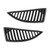 Titanium Plus Autoparts, 2004-2005 Compatible With MITSUBISHI Lancer Front,Left,Right Grille Grill Pair CHROME SILVER