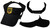 Dad Hat Germany Unofficial Eagle Deutschland Black Embroidered Visor Hat Cap (RUF)