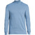 Lands' End Mens Long Sleeve Supima Mockneck Muted Blue Regular X-Large