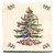 Spode Christmas Tree Disposable Paper Cocktail Napkins for Christmas Parties 40 Count