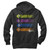 Fifth Sun Men's Nintendo Splatoon Inkling Squid Rainbow Pull Over Hoodie - Black - Small