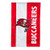 Team Sports America Tampa Bay Buccaneers Embellish Reg Flag, Multicolor