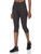 Reebok Women's Standard Workout Ready Capri Leggings, Night Black/Core Black, Small