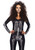 Leg Avenue Women's X-Ray Skeleton Catsuit Costume, Black/White, Large
