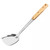 Kitchen Spatula Wooden Handle Long Handle Stainless Steel Spatula Household Frying Spatula