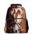 OrrinSports Felt Fabric School Backpack Bags 3D Animal Print Cute Hiking Laptop Daypacks Horse-16"