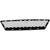 QIXINNET Grille Assembly Center Side Primed Black Plastic Grill 16992935