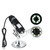 TYZK Microscope Kit Adjustable 1600X 1000X Digital USB Microscope Endoscope Camera 0.3MP 8 LED Microscope Lens Adapters (Color : 1600X)