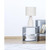 SIMPLEE ADESSO Pineapple Table Lamp, Glossy White Finish