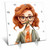 3dRose Cute School Teacher with Glasses Illustration - Desk Clocks (dc-384127-1)