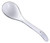 Dinner Spoon Soup Spoon Table Spoon Dessert Spoon Long Handle Ladle Soup Soup Porridge Spoon Household Ceramic Spoon Kitchen (Size : Small)